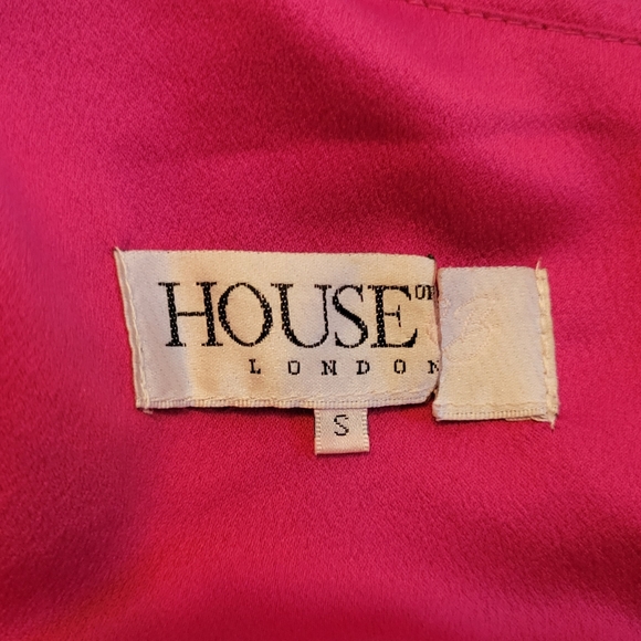 House of CB Giorgiana Satin Draped Pink Mini Dress - Picture 11 of 11